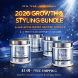 4-Jar New & Improved Accelerated Growth Formula Bundle - PHamily Hair Care 