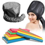 47 Pcs 7'' Hair Curlers Rollers Flexi Rods Flexible Curling Rods Set No Heat Heatless Bendy Foam Hair Curls for Long,Medium,Short Hair to Sleep In - PHamily Hair Care 