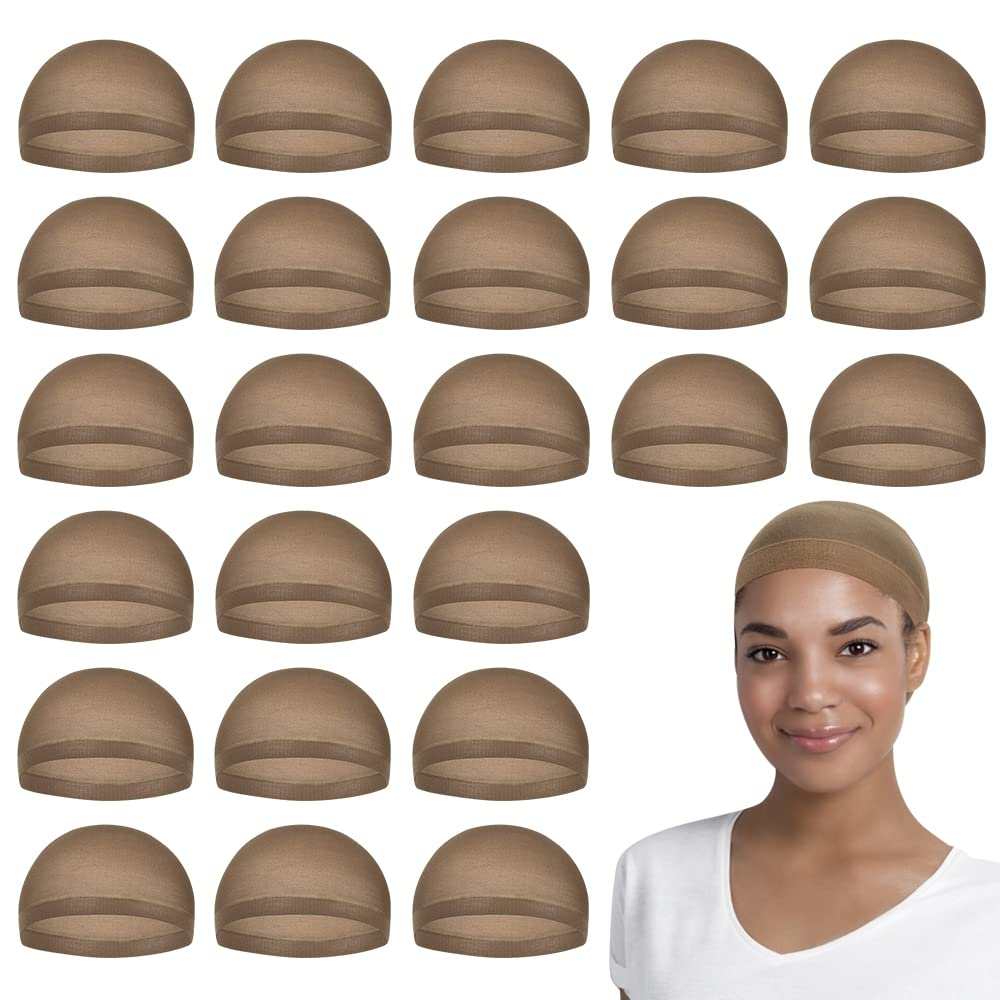 Black Wig Caps for Women, Nylon Hair Caps for Wig, 24 PiecesMYKURS stocking wig caps keep your hair securely in place under your wig, let you wear the wig comfortably without it loosening for hours.
These cap for wigs are madWomen, Nylon Hair Caps