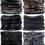 Headband Neck Gaiter Head Wrap Headwear Face Mask Magic Scarf Bandana for Men and Women