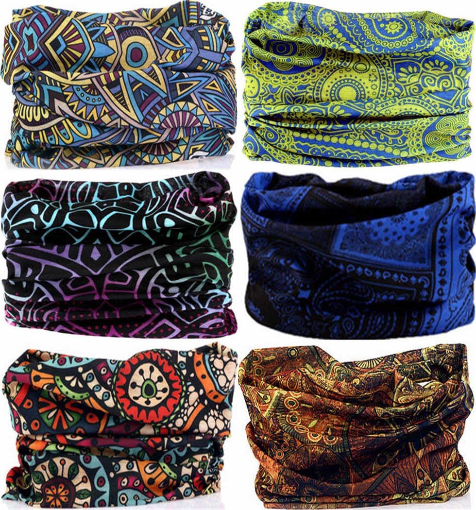 Headband Neck Gaiter Head Wrap Headwear Face Mask Magic Scarf Bandana for Men and Women