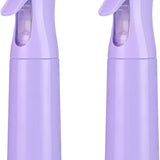 Continuous Spray Bottle for Hair (10.1Oz/300Ml) 2 Pack Home Essentials Spray Bottles for Cleaning Empty Ultra Fine Water Mister Sprayer for Hairstyling Garden Plants Curly Hair Perfume Etc