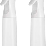 Continuous Spray Bottle for Hair (10.1Oz/300Ml) 2 Pack Home Essentials Spray Bottles for Cleaning Empty Ultra Fine Water Mister Sprayer for Hairstyling Garden Plants Curly Hair Perfume Etc