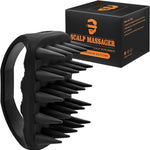 Scalp Massager Shampoo Brush for Men, Women, Boys, and Girls, Scalp ScHELP OUT YOUR HEAD: Want to keep your scalp happy and healthy? Check out our gentle scalp exfoliator brush designed for men. It's perfect for even the most sensitive, Bigger Coverage Shorter Washing Time, Hair Brush