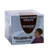 Wrapp-It Styling Strips for Natural Hair Wrap and Molded Styles by  Beauty (40 Strips)