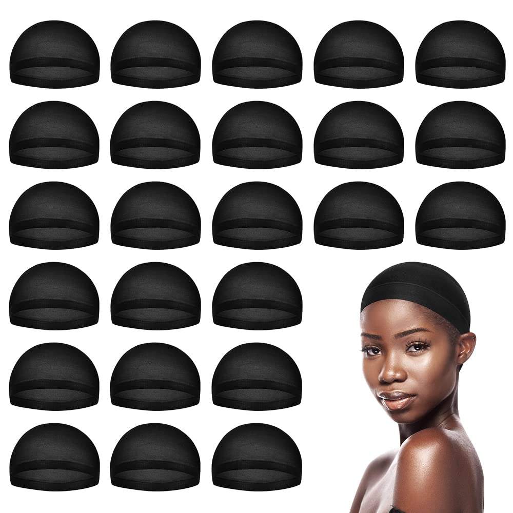 Black Wig Caps for Women, Nylon Hair Caps for Wig, 24 PiecesMYKURS stocking wig caps keep your hair securely in place under your wig, let you wear the wig comfortably without it loosening for hours.
These cap for wigs are madWomen, Nylon Hair Caps