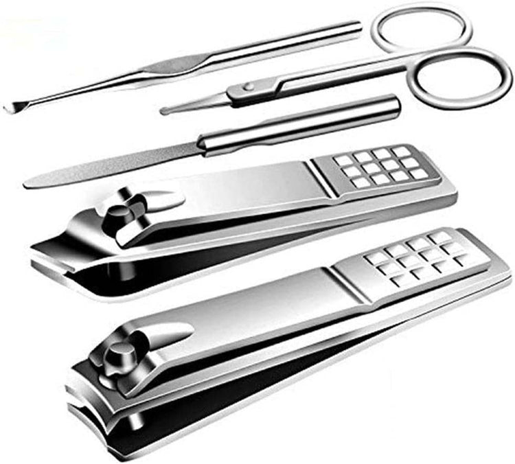 Manicure Pedicure Kit Nail Clippers Set Fingernails & Toenails Vibriss100% stainless steel
❤【MATERIAL】The material of Nail Clippers Sets are High Precisio Stainless Steel. Clippers Cutter scissors Nail
❤【PRODUCT CONTAIN】5 PCS MANICURE Manicure Pedicure Kit Nail Clippers Set Fingernails & Toenails Vibrissac Scissor 5 Pieces