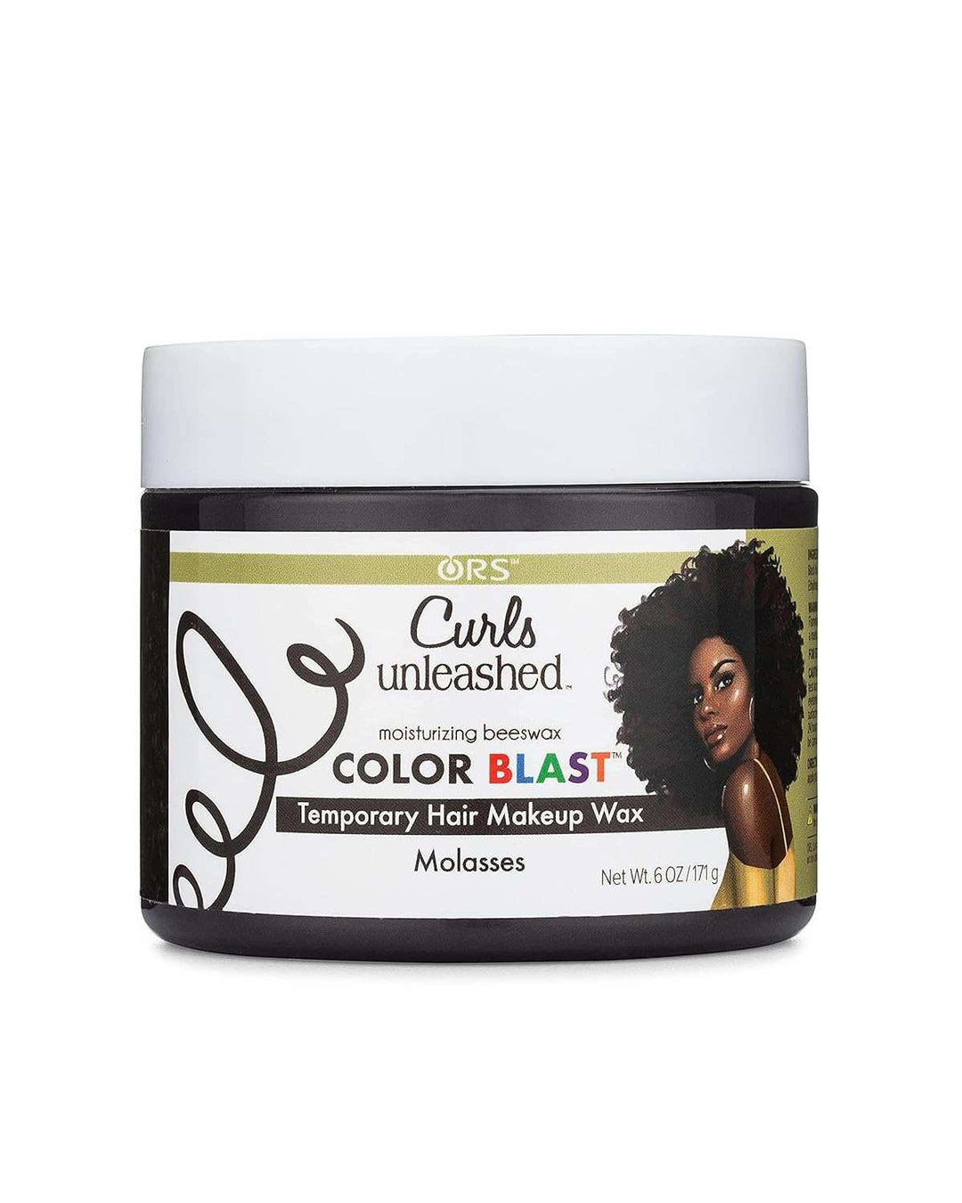 Color Blast Hair Wax, Temporary Curl Defining Wax, Sangria, (6.0 Oz)