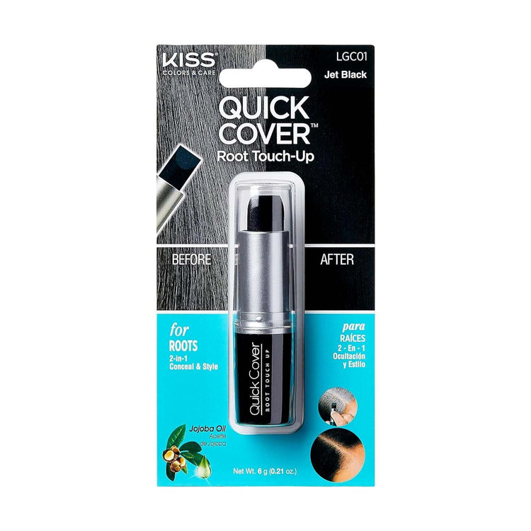 RED by  Quick Cover Root Touch up Stick Type Water-Resistant TemporaryEffortlessly conceal roots, grays, and regrowth areas with our RED by Kiss Temporary Hair Root Touch Up Stick, providing you with instant and precise coverage for a Quick Cover Root Touch