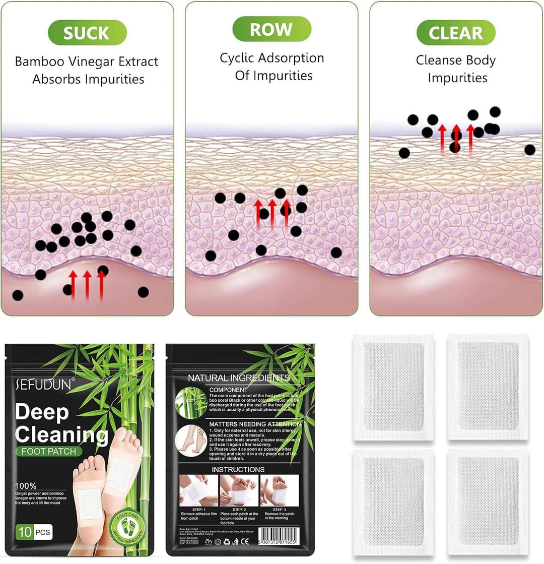 30PCS Detox Foot Pads, Deep Cleansing Foot Pads, Natural Ginger Powder👣【Natural Ingredients】: The main ingredients of Ginger Foot Pads - ginger powder, bamboo vinegar powder.
Customer Care : We hope our foot pads will help your health30PCS Detox Foot Pads, Deep Cleansing Foot Pads, Natural Ginger Powder Bamboo Vinegar Foot Patches