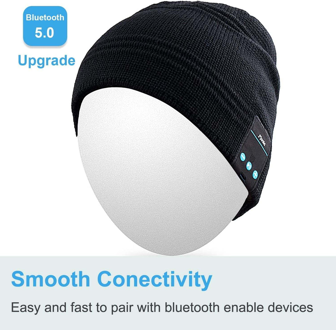 Bluetooth Beanie Hat Wireless Headphone for Outdoor Sports Xmas Gifts